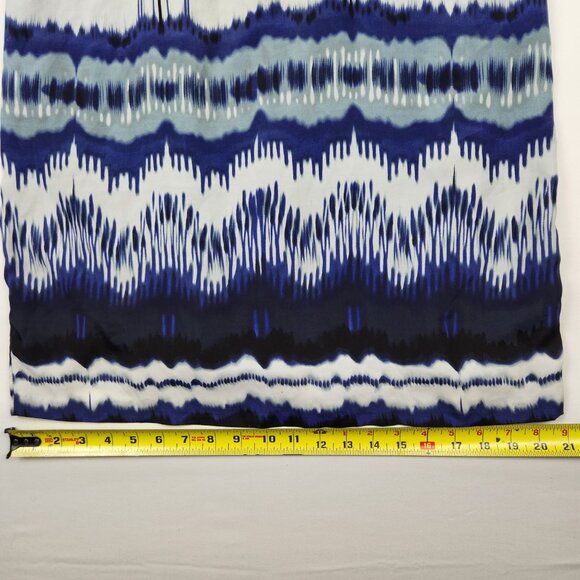 Reitmans Blue, Black & Silver Sleeveless Summer Dress – Size 9 - Picture 11 of 13